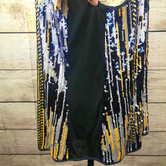 BCBGMAXAZRIA Sequin Top - Picture 3 of 5